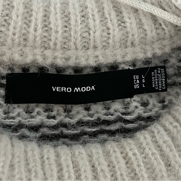 Vero Moda Cozy Patterned Sweater, super soft size Women’s Large - Picture 5 of 5